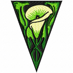 Flowers Embroidery Design 2